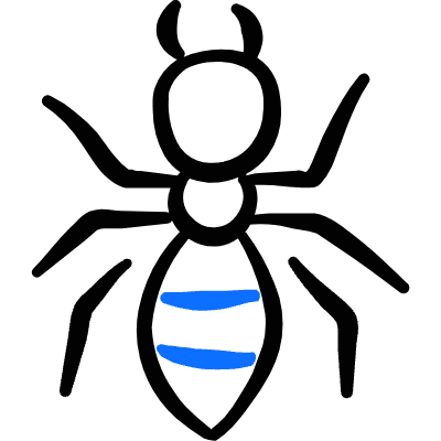 Insect Ant Icon from Freehand Duotone Set