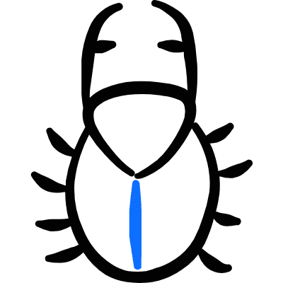 Insect Beetle Icon from Freehand Duotone Set