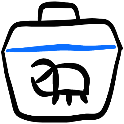 Insect Box Icon from Freehand Duotone Set