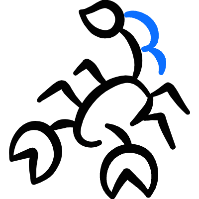 Insect Scorpion 1 Icon from Freehand Duotone Set