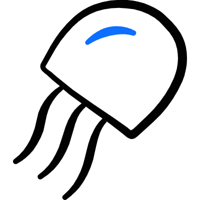 Jellyfish 1 Icon from Freehand Duotone Set