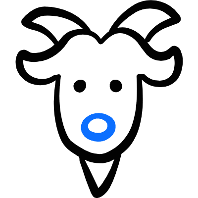 Livestock Goat Head 1 Icon from Freehand Duotone Set