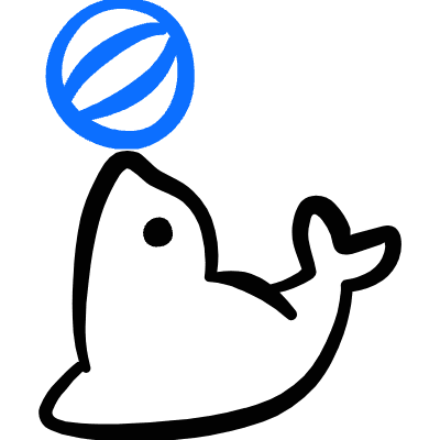 Marine Mammal Seal Ball Icon from Freehand Duotone Set