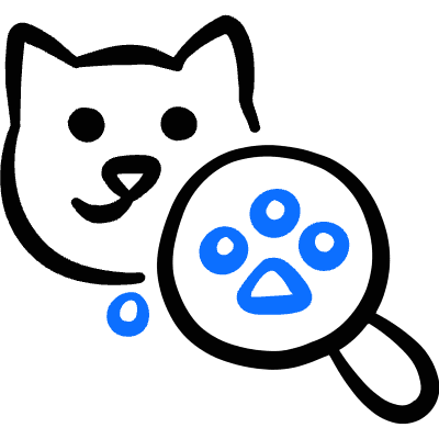 Pet Tracking Cat Search Icon from Freehand Duotone Set