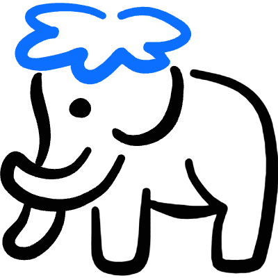 Pre Historic Animal Mammoth 2 Icon from Freehand Duotone Set