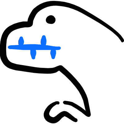 Pre Historic Animal Tiranosaurus Rex 1 Icon from Freehand Duotone Set