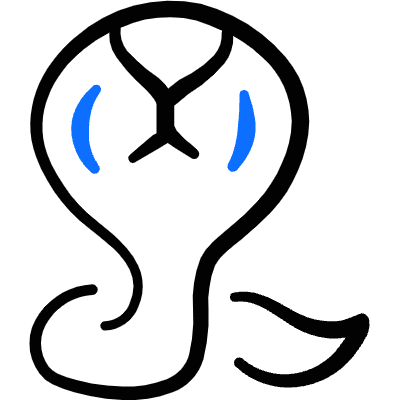 Reptile Cobra Icon from Freehand Duotone Set