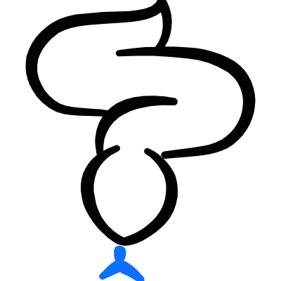 Reptile Snake Icon from Freehand Duotone Set