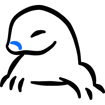 Rodent Mole Icon from Freehand Duotone Set
