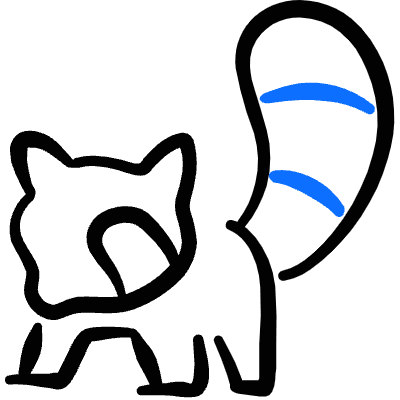 Rodent Raccoon 1 Icon from Freehand Duotone Set