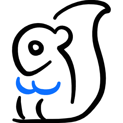 Rodent Squirrel Icon from Freehand Duotone Set