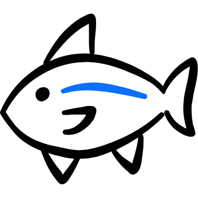 Sport Fish Tuna Icon from Freehand Duotone Set