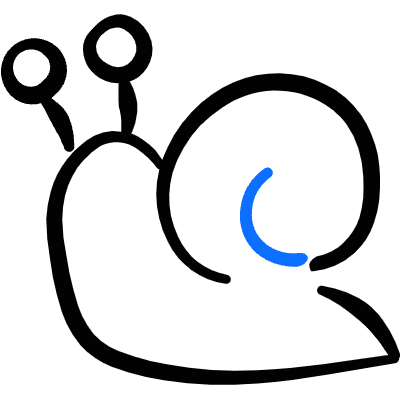 Snail Icon from Freehand Duotone Set