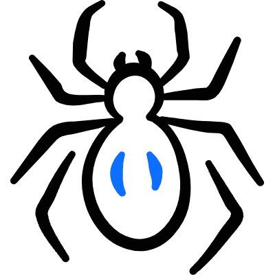 Spider Icon from Freehand Duotone Set