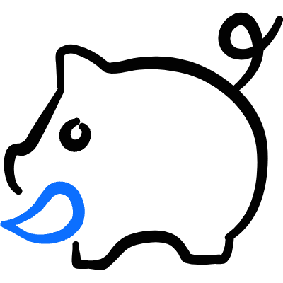 Various Mammals Wild Pig Body Icon from Freehand Duotone Set