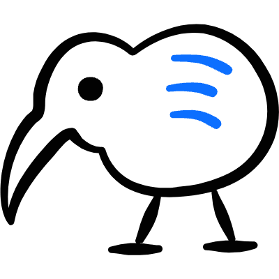 Wild Bird Kiwi Icon from Freehand Duotone Set