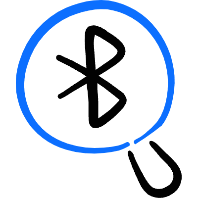 Bluetooth Search Icon from Freehand Duotone Set
