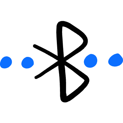 Bluetooth Symbol Connecting 1 Icon from Freehand Duotone Set