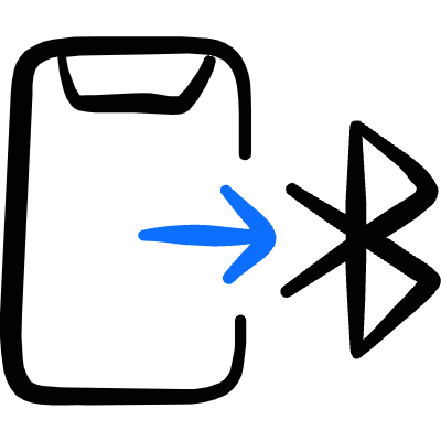 Bluetooth Transfer Icon from Freehand Duotone Set