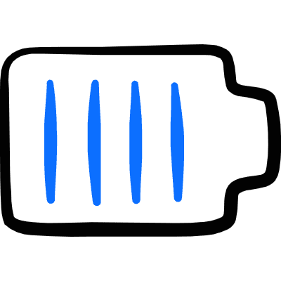 Charging Battery Full 1 Icon from Freehand Duotone Set