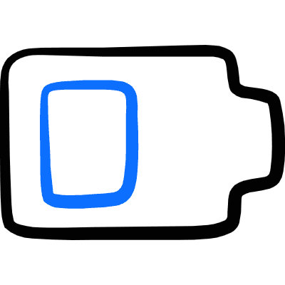 Charging Battery High 1 Icon from Freehand Duotone Set