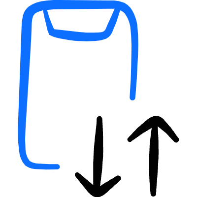 Mobilephone Action Data Transfer Icon from Freehand Duotone Set