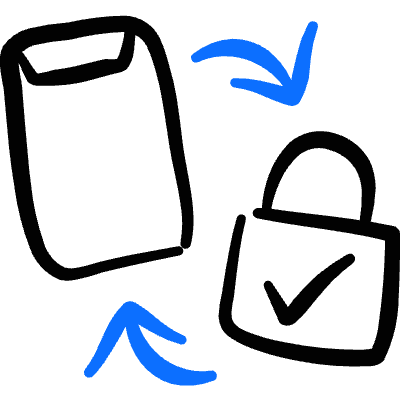 Mobilephone Action Lock Active Icon from Freehand Duotone Set