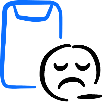 Mobilephone Action Remove Contact Icon from Freehand Duotone Set