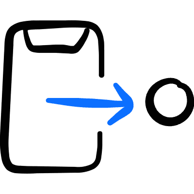 Slide Right Icon from Freehand Duotone Set