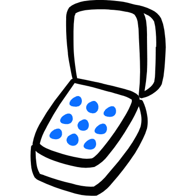 Mobile Phone Foldable Icon from Freehand Duotone Set