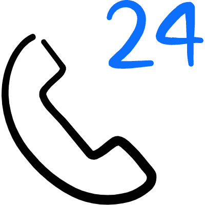 Phone Actions 24 Support Icon from Freehand Duotone Set