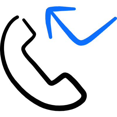 Phone Actions Missed Call Icon from Freehand Duotone Set