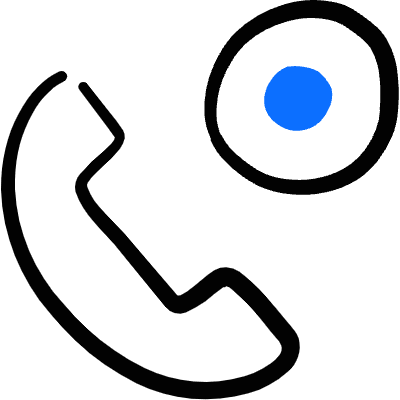 Phone Actions Record Icon from Freehand Duotone Set