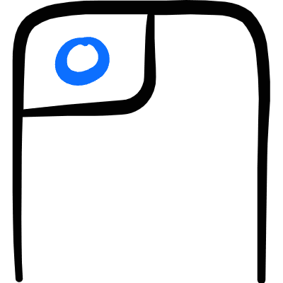 Phone Camera Rear Single Icon from Freehand Duotone Set