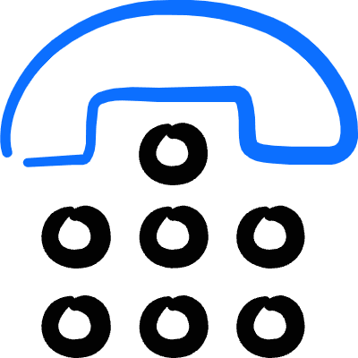 Phone Dial Icon from Freehand Duotone Set
