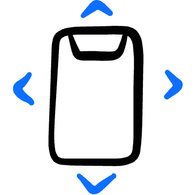 Expand Smartphone 1 Icon from Freehand Duotone Set