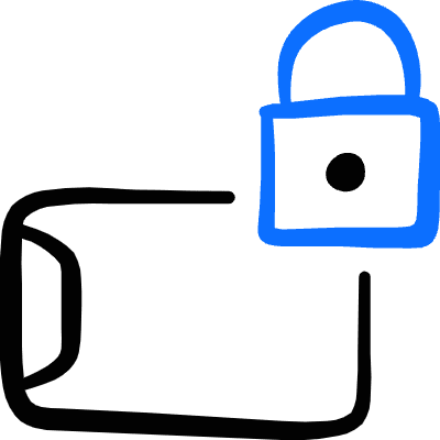 Rotate Lock Horizontal Smartphone Icon from Freehand Duotone Set