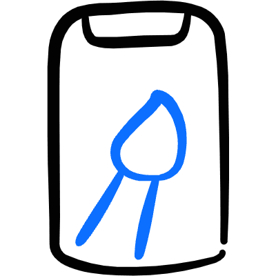 Smartphone App Widget Design Icon from Freehand Duotone Set