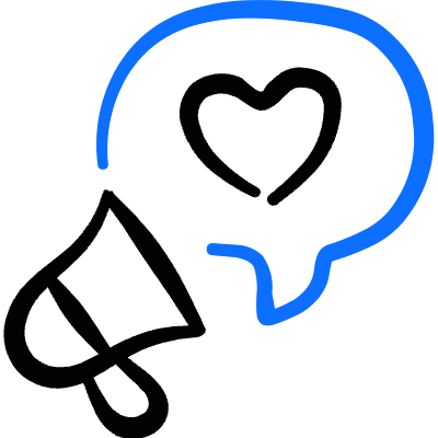 Campaign Heart Love Icon from Freehand Duotone Set