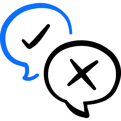 Debate Agument Icon from Freehand Duotone Set