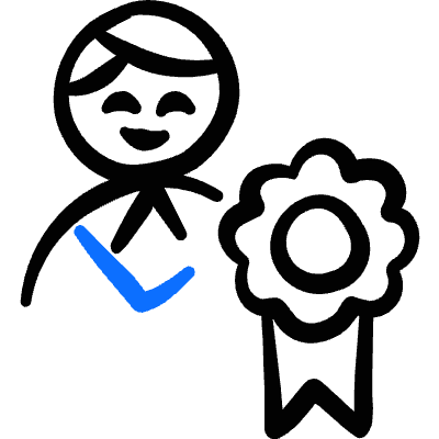 Vote Candidate Icon from Freehand Duotone Set