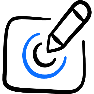 Vote Digital Icon from Freehand Duotone Set