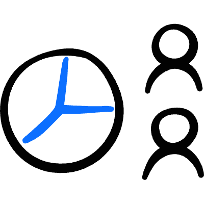 Vote Vote Distribution Pie Chart Icon from Freehand Duotone Set