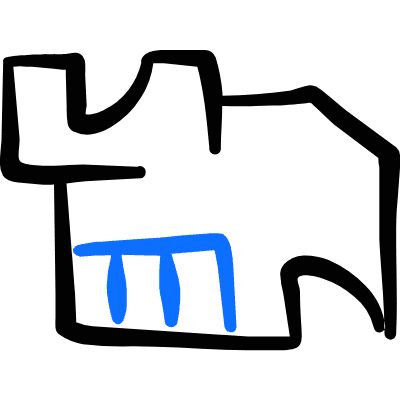 Real Estate Dimensions Blueprint Plan 1 Icon from Freehand Duotone Set