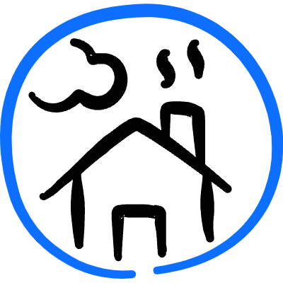 Real Estate House 1 Icon from Freehand Duotone Set