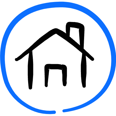 Real Estate House 2 Icon from Freehand Duotone Set