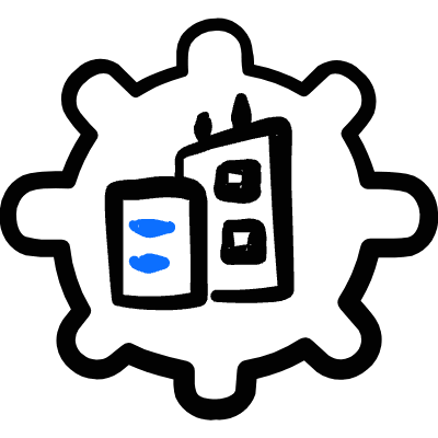 Real Estate Settings Building Icon from Freehand Duotone Set