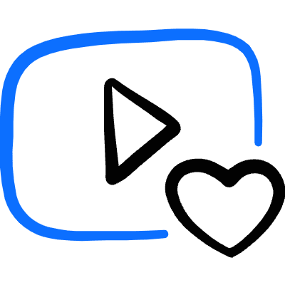 Couple Video Clip Icon from Freehand Duotone Set