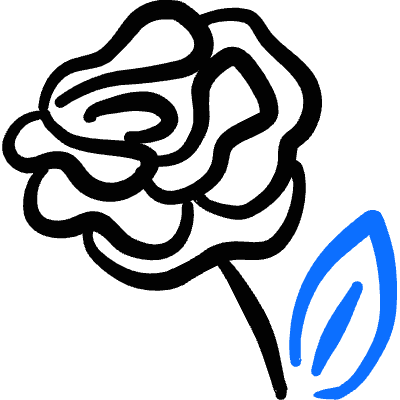 Dating Rose Icon from Freehand Duotone Set