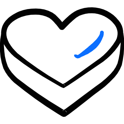 Love Gift Heart Chocolate Box Icon from Freehand Duotone Set